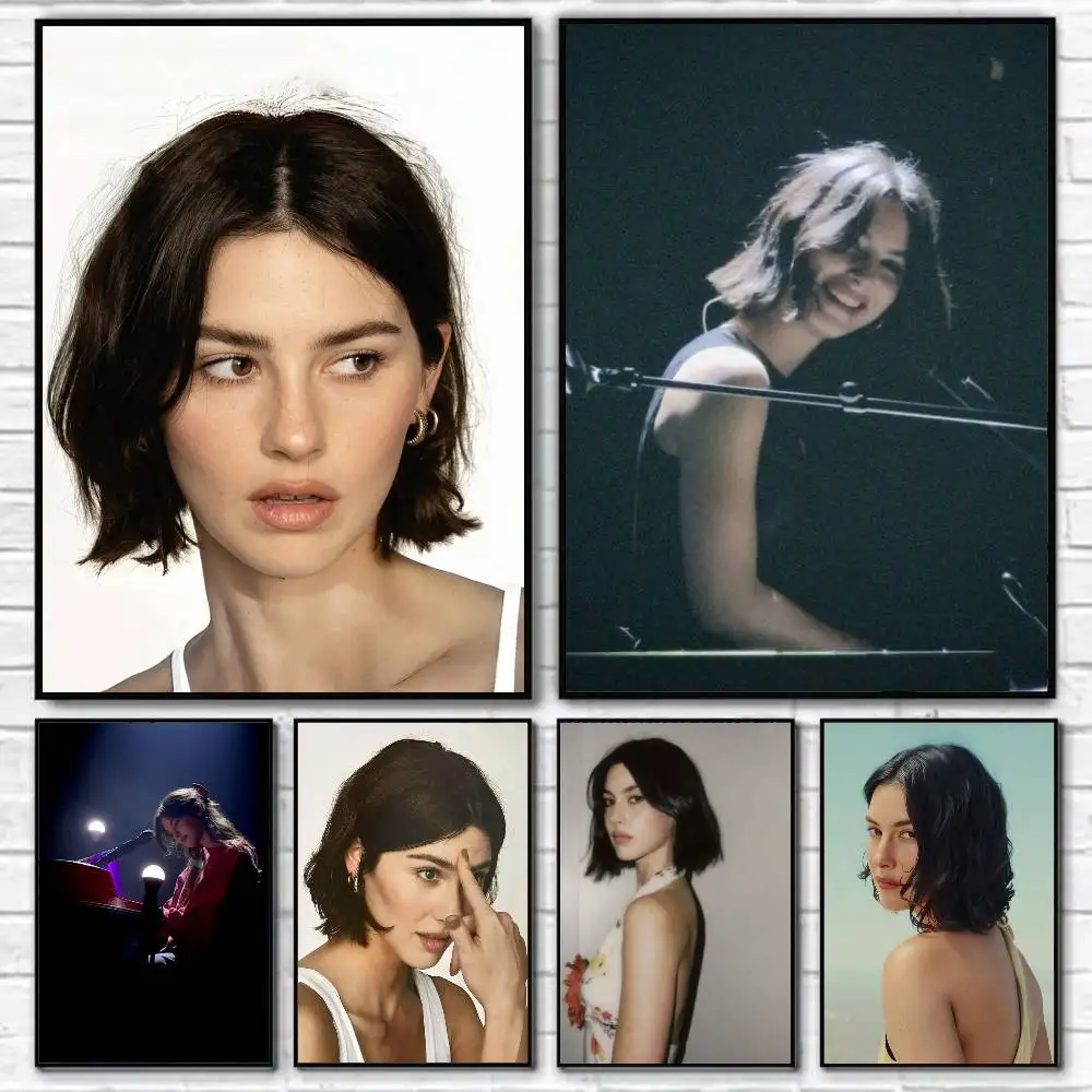 

Singer G-Gracie Abrams The Secret of Us Poster Self-adhesive Art Waterproof Paper Sticker Coffee House Bar Room Wall Decor
