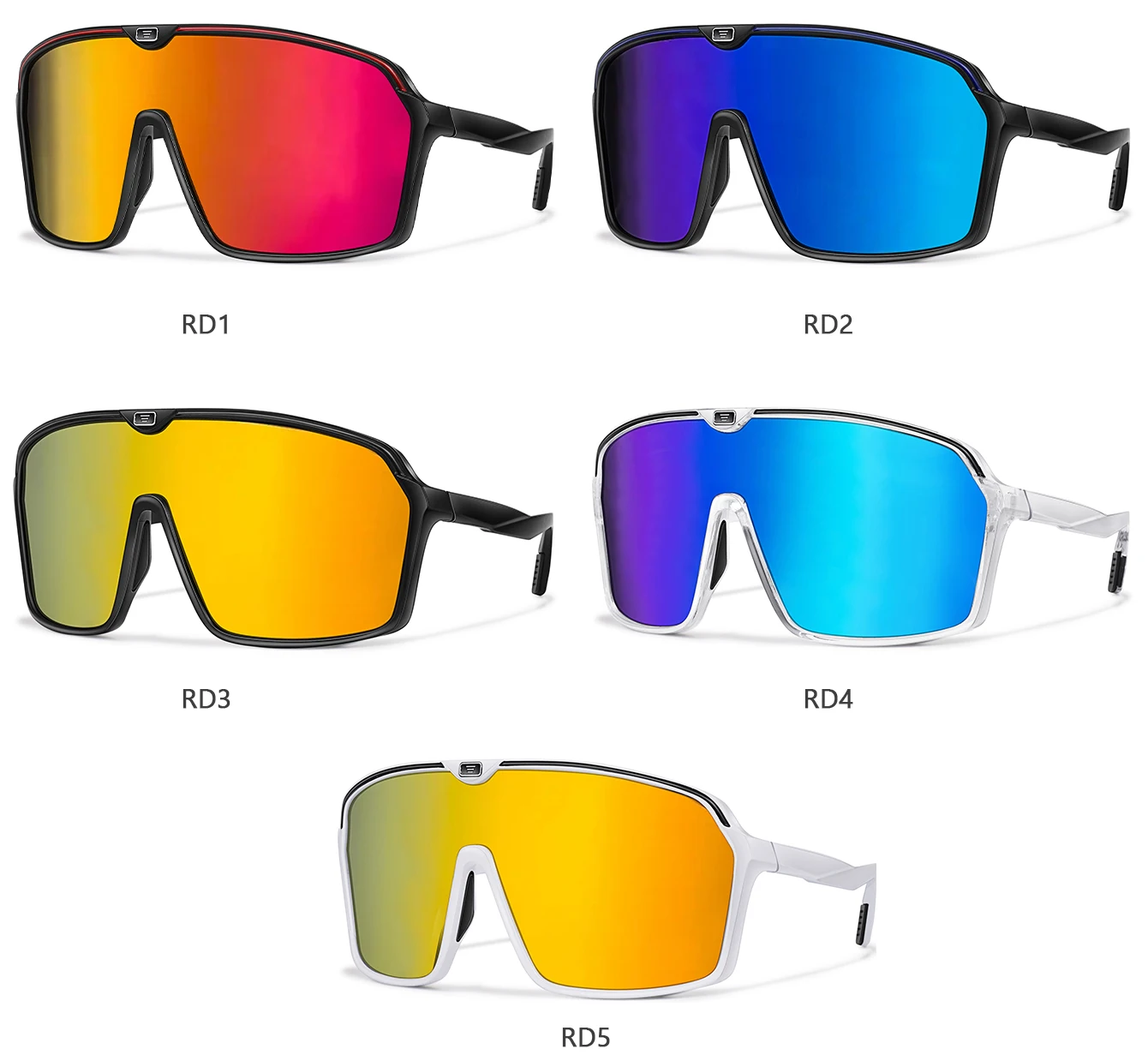 UV400-Angel-Sonnenbrille mit großem Rahmen, winddicht, Outdoor-Sport-Sonnenbrille für Männer und Frauen, Radfahren, Camping, Wandern, Fahren – Detail 5