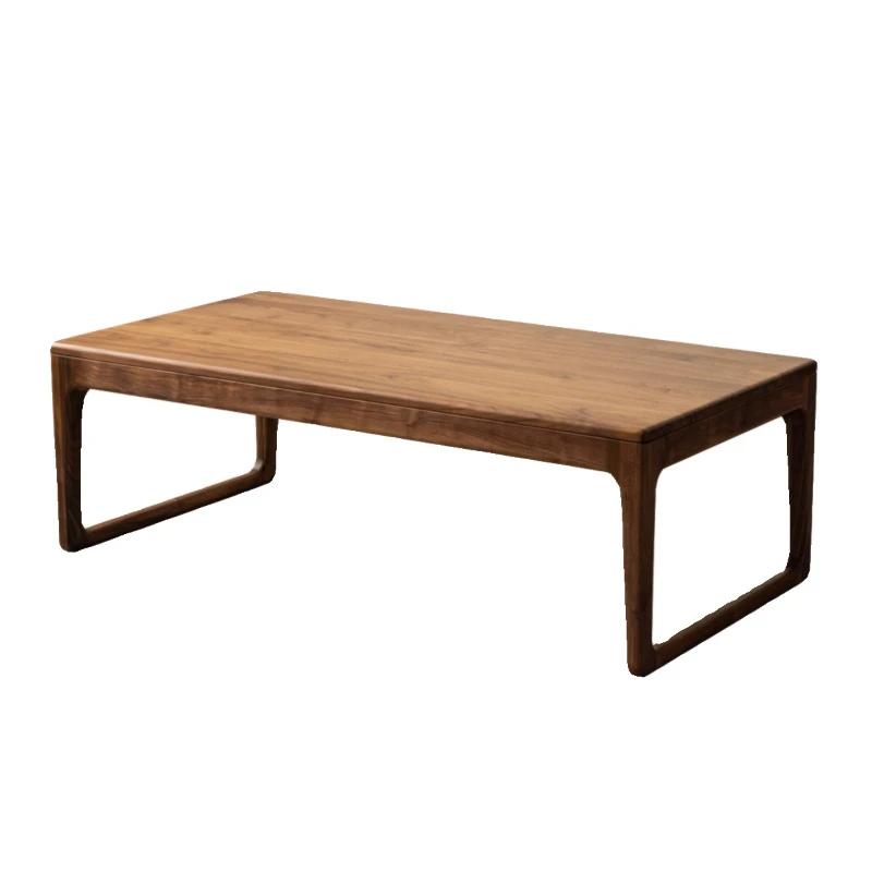 

North American black walnut coffee table combination Nordic all-solid wood tea table household simple modern tea table log