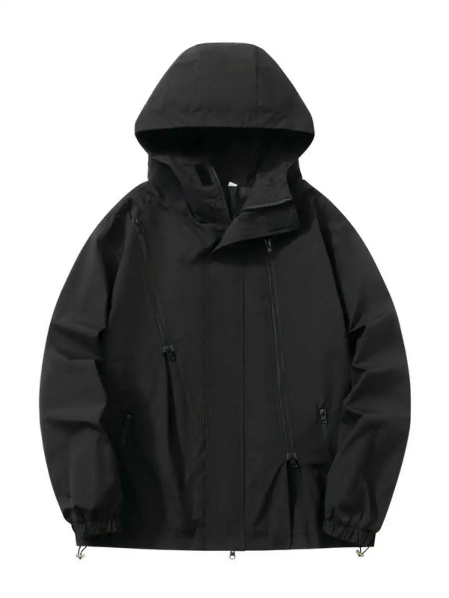 

Мужское модное пальто Fce Jaet, осень-зима, новое повседневное пальто, ветрозащитное, водонепроницаемое, бархатное, подходит