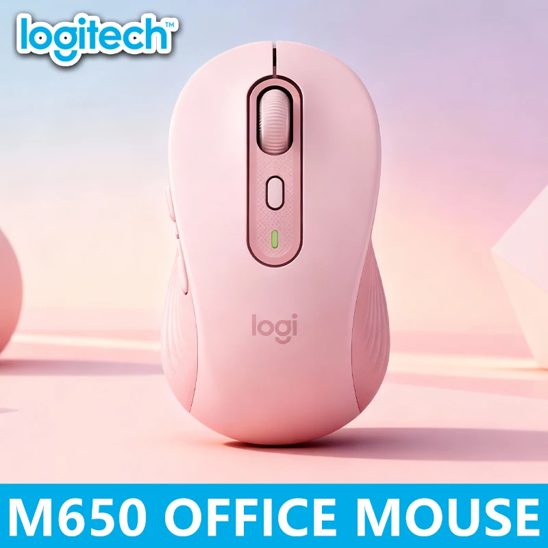 

Logitech M650/M650L Bluetooth Wireless Mouse: Silent buttons for a more comfortable experience; fully compatible with PCs/Macs/m