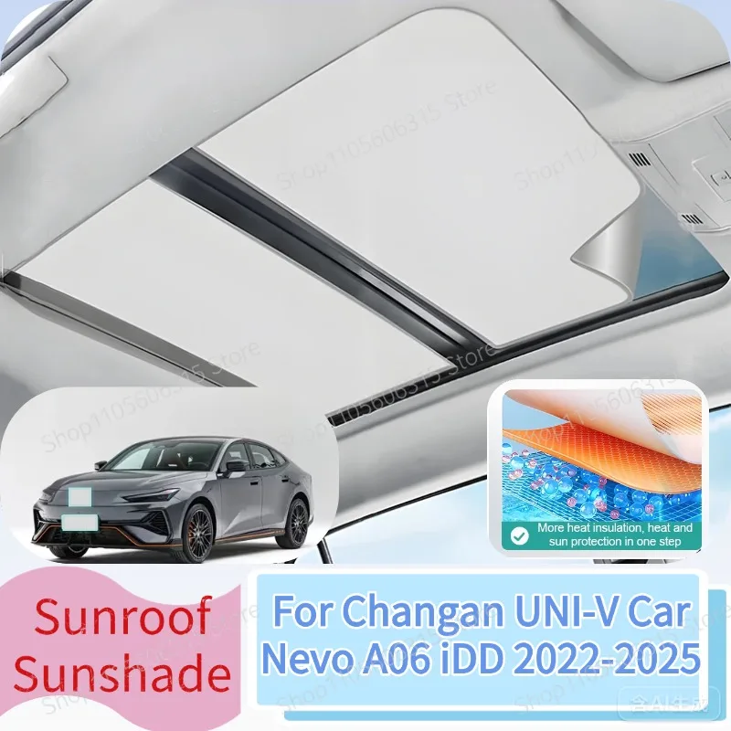 For Changan UNI-V Car Accessories Nevo A06 iDD 2022 2023 2024 2025 UV Protection Sun Visor Car Sunshade Interior Heat Insulation