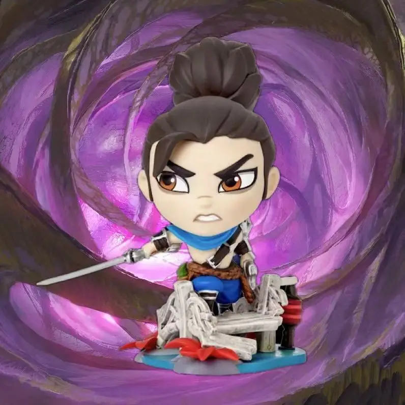 Yasuo Figura Confezione originale autentica Il marchio apre solo la scatola Perdita di carta