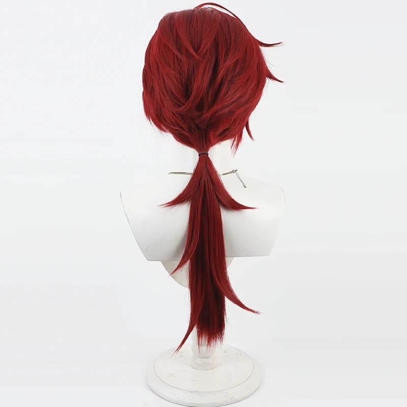 Juego Wuthering Waves Mortefi Cosplay peluca pelo largo rojo Mortefi Cosplay pelo para Comicon fiesta adultos mujeres hombres