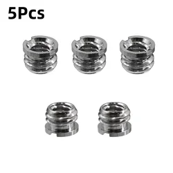 5Pcs Camera Screw Nut 1/4 To 3/8 Inch Convert Screws Standard Adapter Screw Quick Release Screw Tripod Mount Adapter Screw