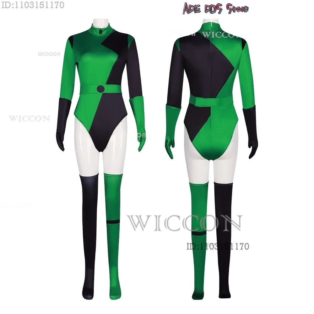 Combinaison de la série Smile Hero Anime avec perruque, anti-héros, clérose ante, uniforme de jeu de rôle, Cosplay, Otto, Kim Shego, Halloween