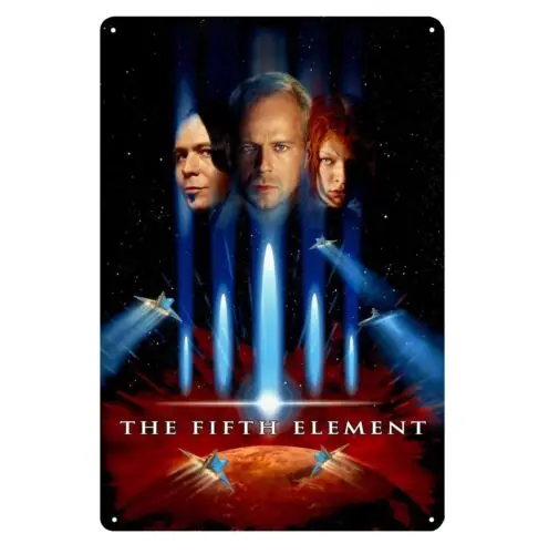 Bruce Willis Movie Metal Poster Blechschild 20x30cm-Aluminium
