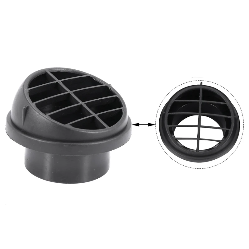 2Set 60Mm Car Auto Heater Pipe Duct T Piece Warm Air Outlet Vent Hose Clips Set For Parking Heater Webasto Eberspacher