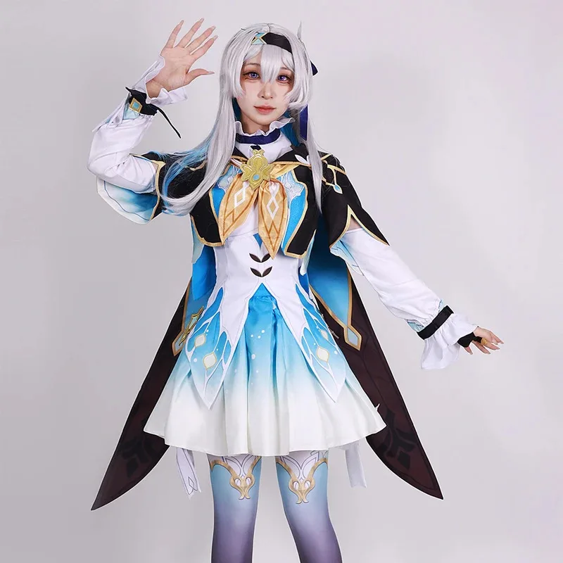 

Firefly Cosplay Costume Honkai Star Rail Carnival Uniform Wig Anime Halloween Costumes Men Game Character Outfits