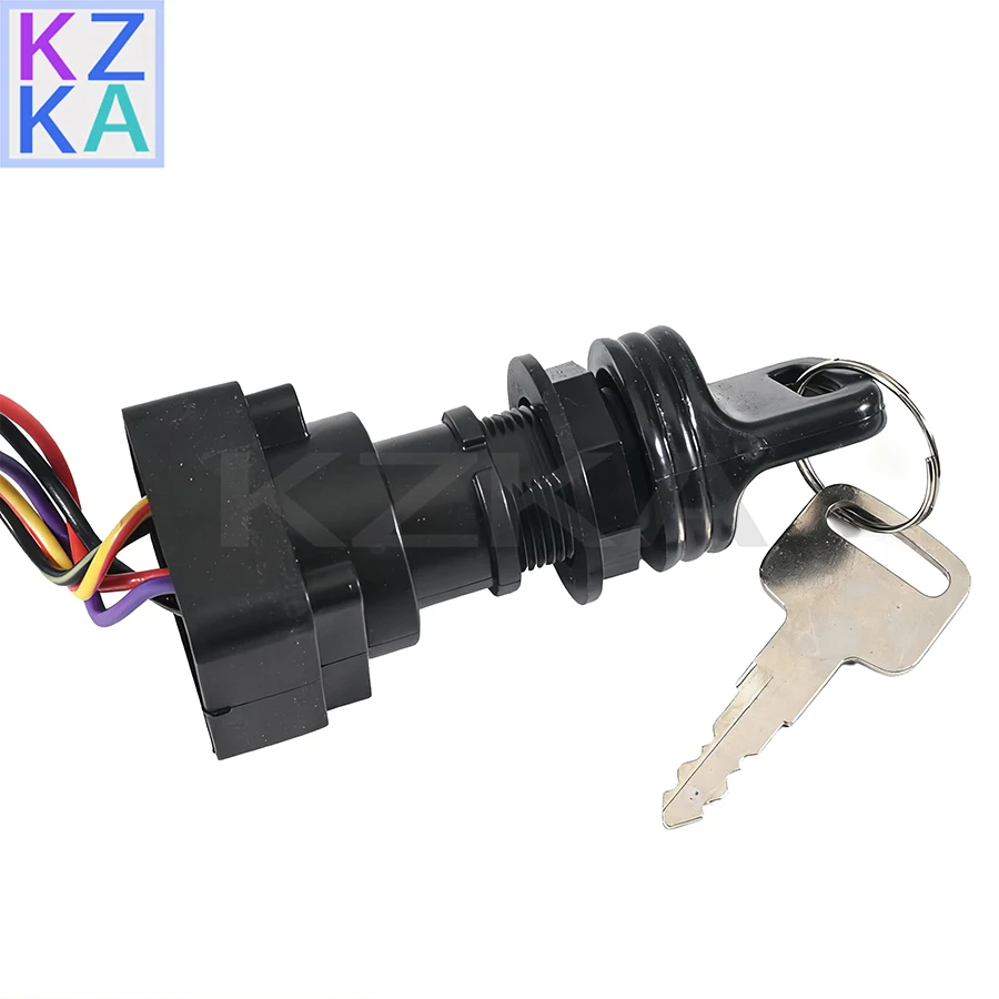 3-Position Ignition Key Switch W/Harness 87-897716K01 8M0059686 for Mercury 897716 Marine Quicksilver Outboard Motor replaces