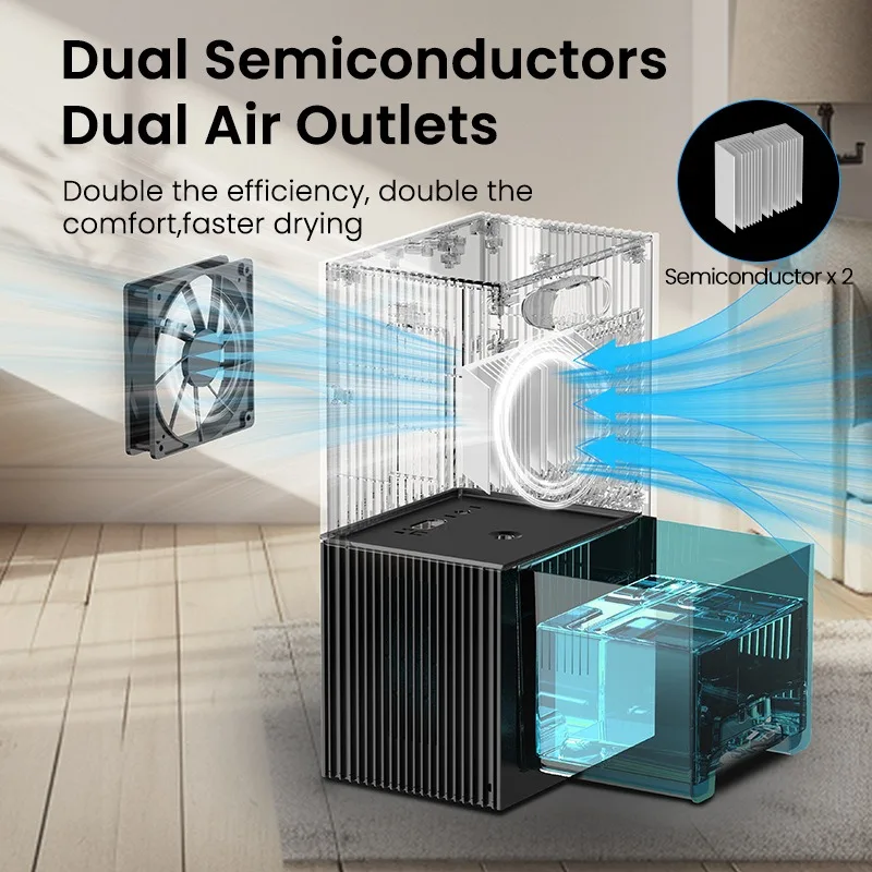 Cross-border E-commerce Dehumidifier Instrument Household Semiconductor Dehumidifier