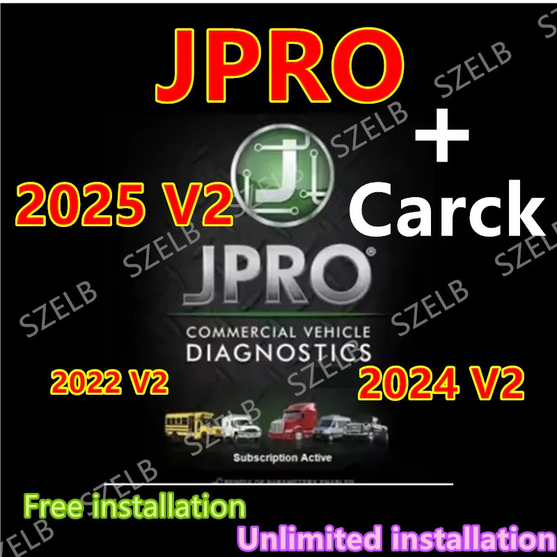 

JPRO 2025 V2 Commercial Fleet Diagnostics 2022 v2 / 2024 v2 +unlocked keygen+ free help install + install video