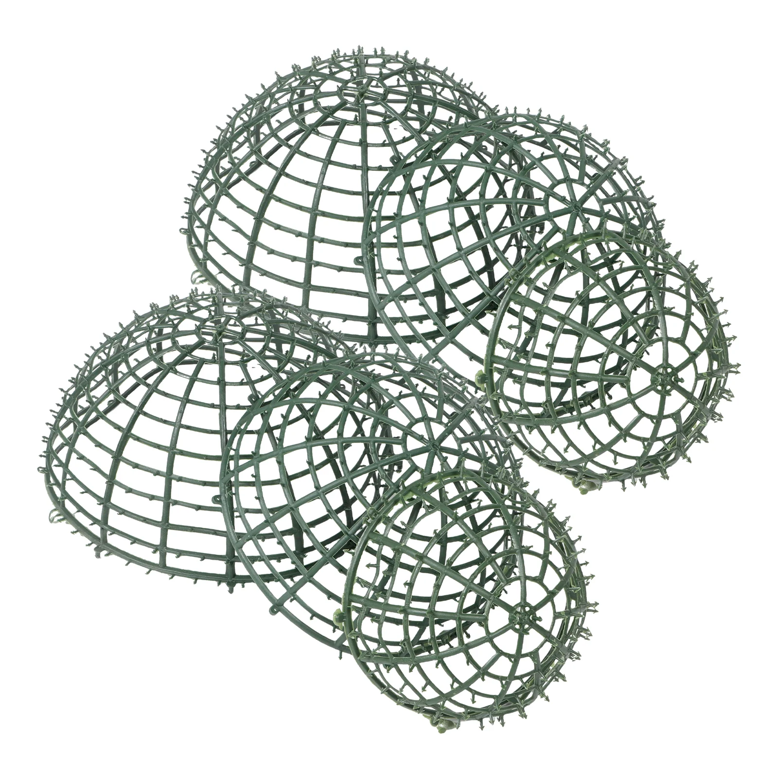 

3pcs Decorative Flower Arrangement Ball Stand Artificial Greenery Cage Grass DIY Frame Sturdy Plastic Wedding Floral Event Faux