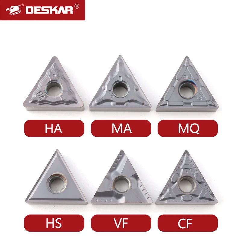 

Deskar Tnmg160404 160408 160412 Ma Ha Ma Mq Cf R-vf L-vf R-s L-s Lf6018s Hard Alloy External Turning Tools Carbide Inserts