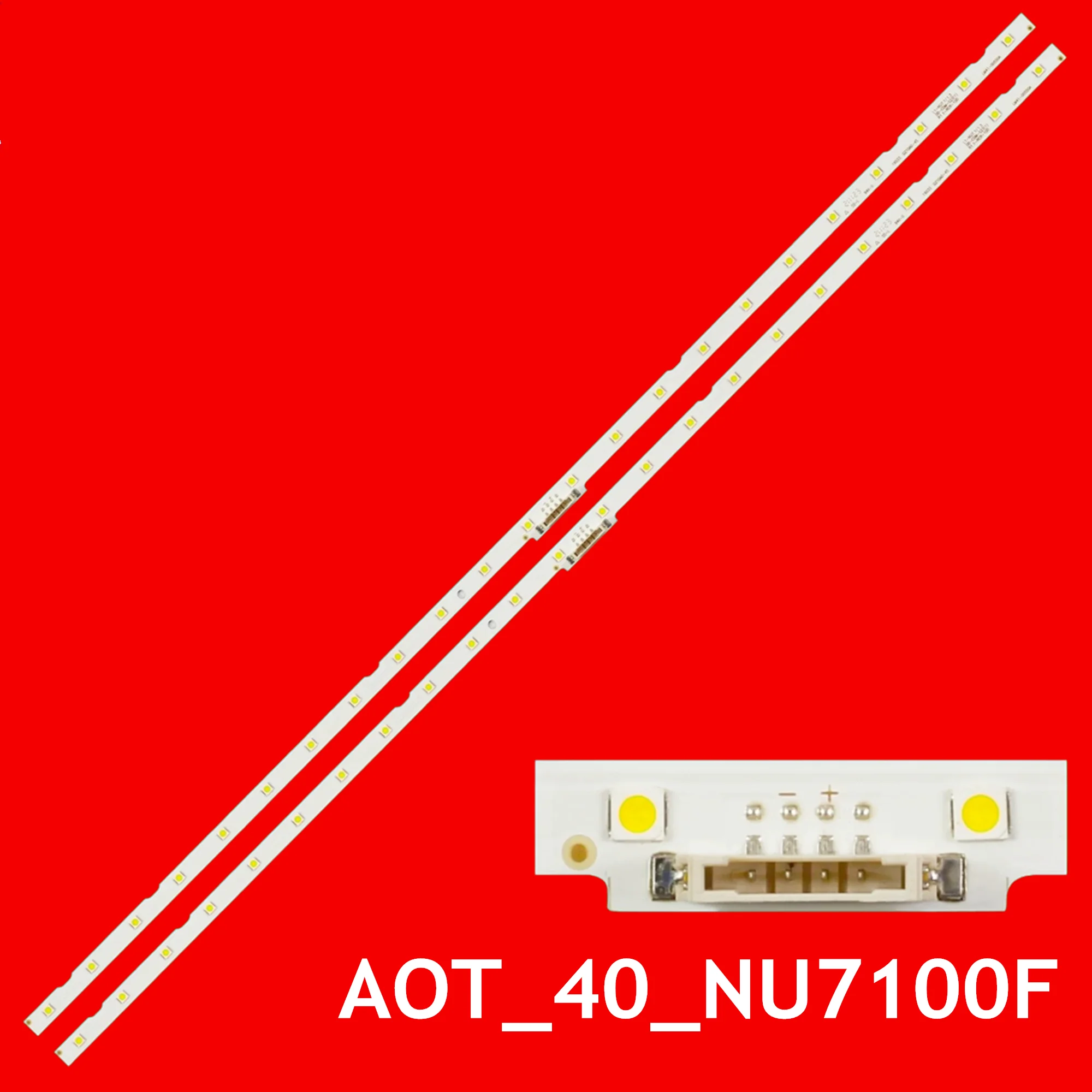 10pcs LED Backlight AOT_40_NU7100F LM41-00550A LM41-00549A For UE40N5500 UE40NU7100 UE40NU7300 UE40NU7400 UE40NU7500 UE40RU7100