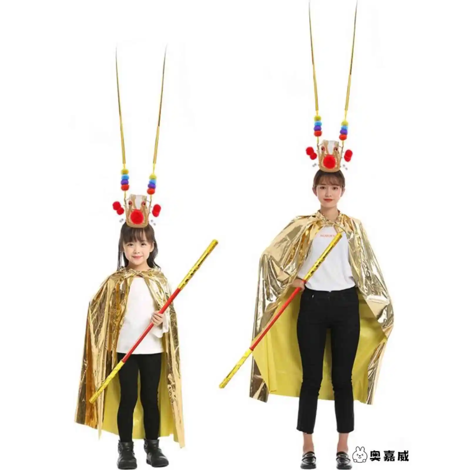 Adult Stage Performance Zijin Crown Monkey King Hat Qi Tian Da Sheng Sun Wukong Costume Accessory for Party Magic Show