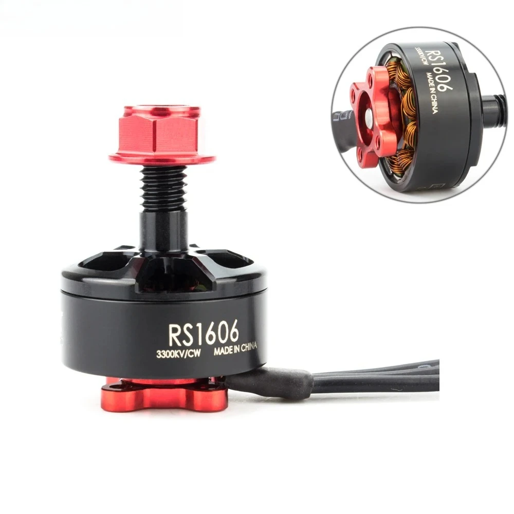 

2025 hot sale 1 / 4pcs EMAX Lite Spec RS1606 4000KV 3300KV Motor 3-4S for RC FPV RACER Quadcopter