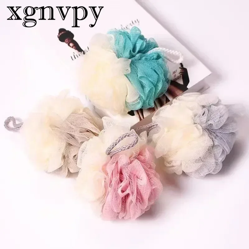 xgnvpy New High Quality Durable Color Matched Home Large Bath Ball Flower Premium Unisex Bath Accessory