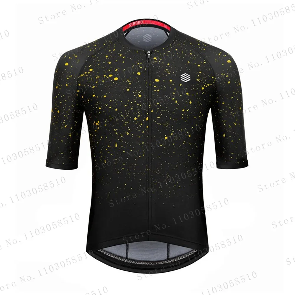 Siroko 2024 Men Summer Short Sleeve Cycling Jersey Bicycle Road MTB bike Shirt Outdoor Sports Ropa ciclismo Clothing Breathable