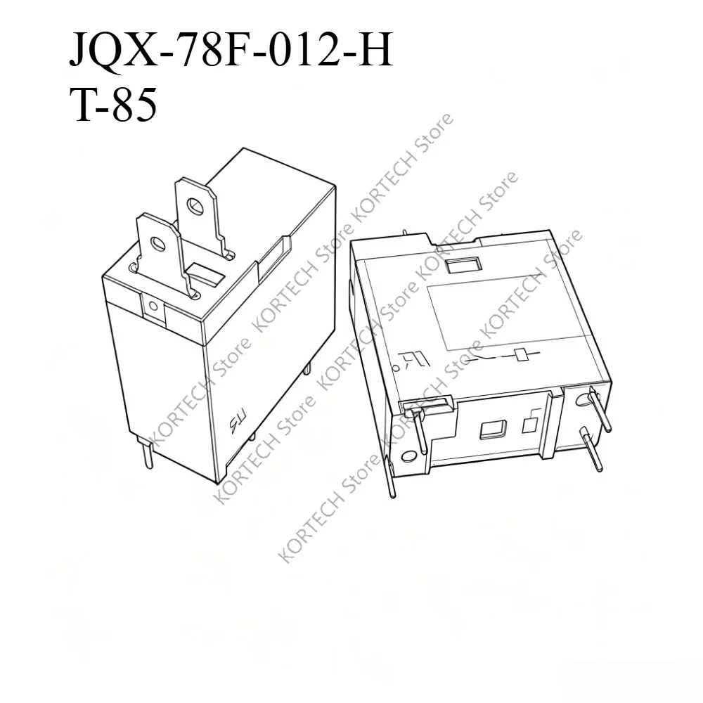 5pcs/Lot Original JQX-78F-012-H T-85 12V 16A 4pin For Microwave Oven Relay