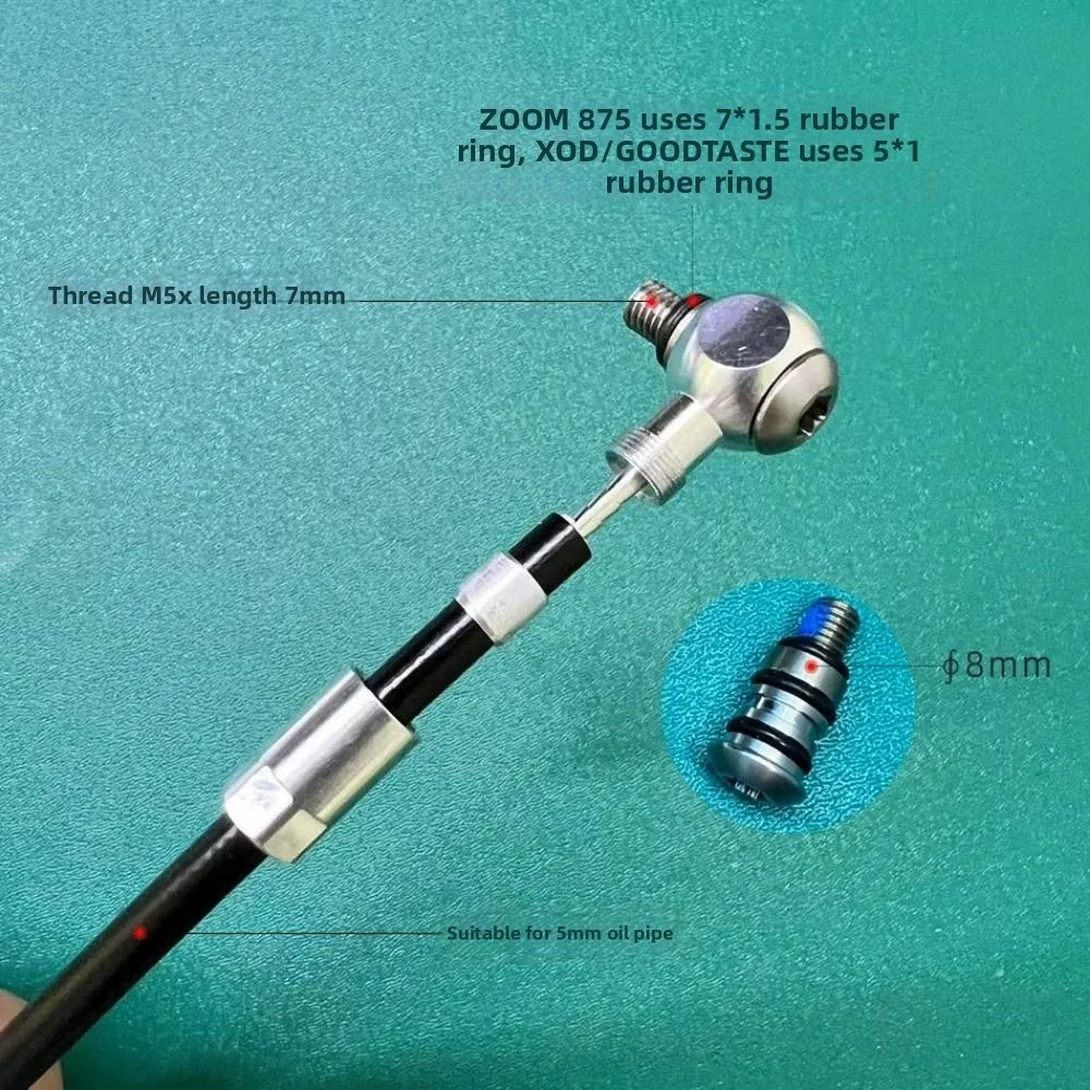 Fitting Features 5-wire Rotatable Body Bicycle Hydraulic Brake Oil Pipe Oil Brake Pipe Connection