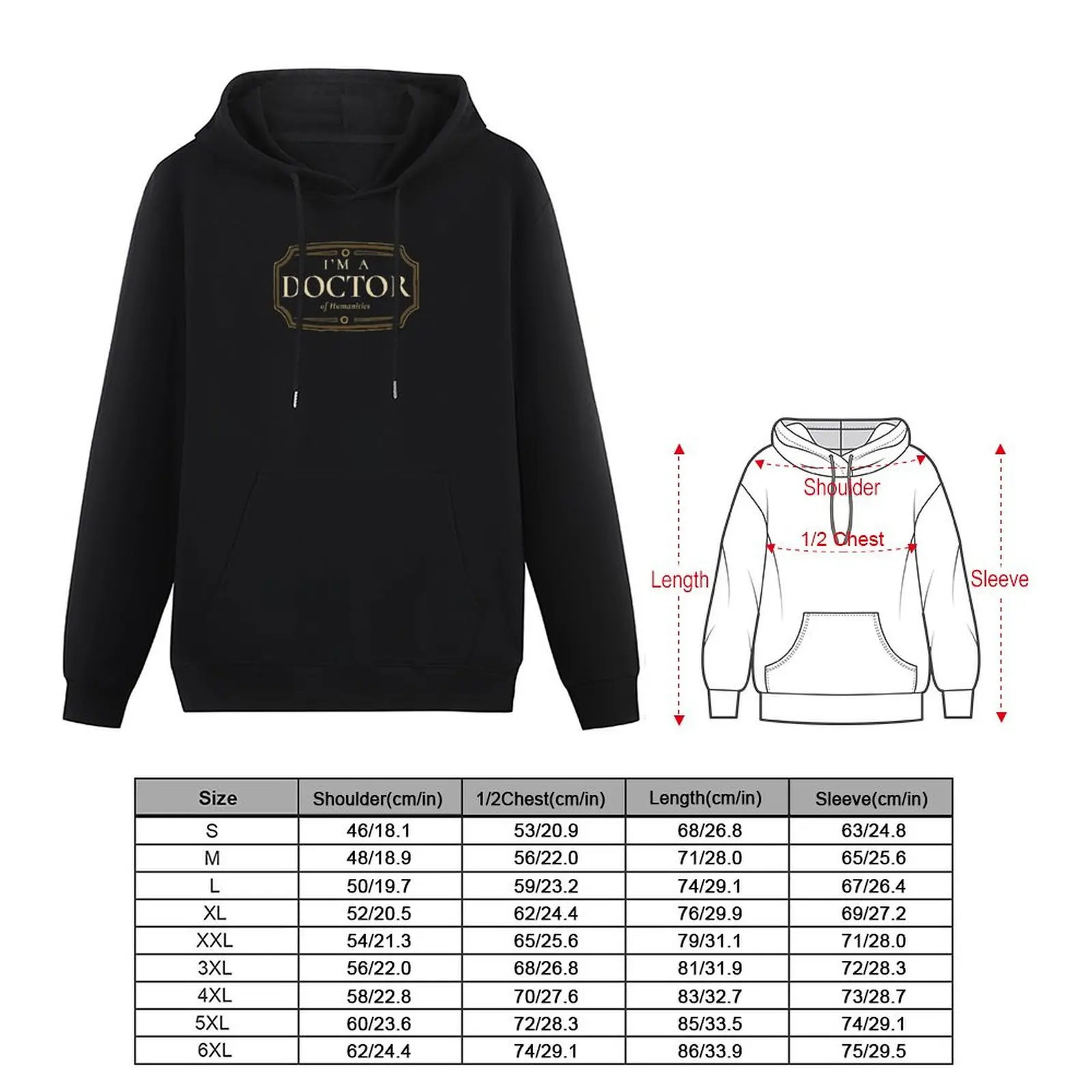 Humanities Doctorate Degree PhD Graduation Gift Pullover Hoodie fashion men autumn new products men's clothes hoodie for men