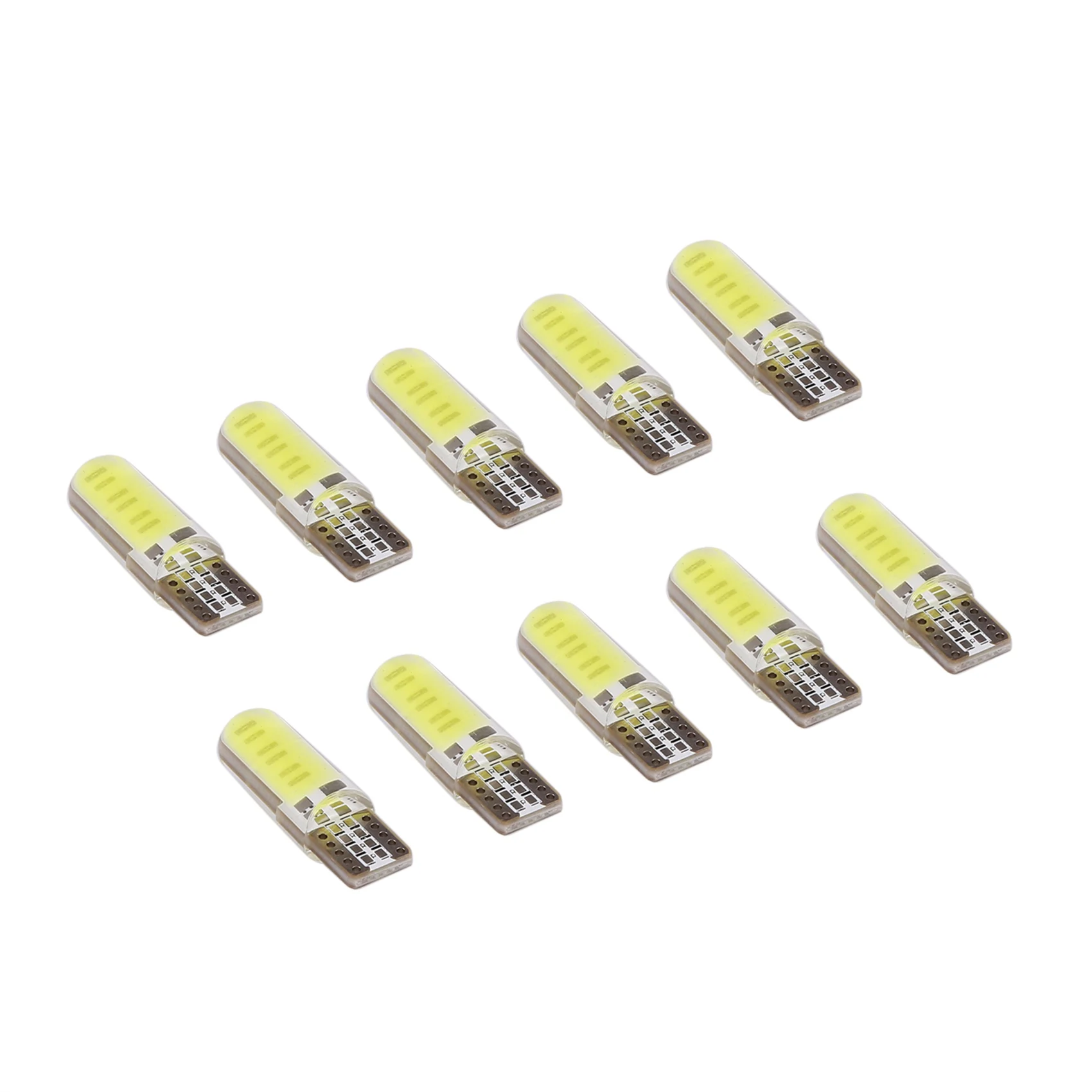 10Pcs T10 W5W COB LED Car Auto Interior Wedge Side Parking Bulb Dome Light Lamp