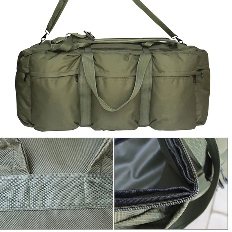 Imagem -05 - Super Grande Capacidade Camping Mochila Homens Camping Bolsa de Armazenamento Homens Tent Canopy Bolsa de Ombro Tático Militar Bolsa de Viagem 100l