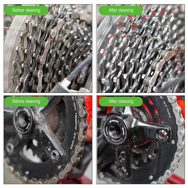 100ml Bike Drivetrain Cleaner Bicycle Chain Cleaning Maintenance Liquid Degreaser Spray Bike Chain Cleaner Bicycle Accessories