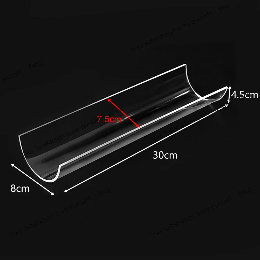 Cake Roll Shaping Insert Mould Thickening 30 CM U-Shaped Transparent Retainer Semicircle Pastry Baking Kitchen Tool