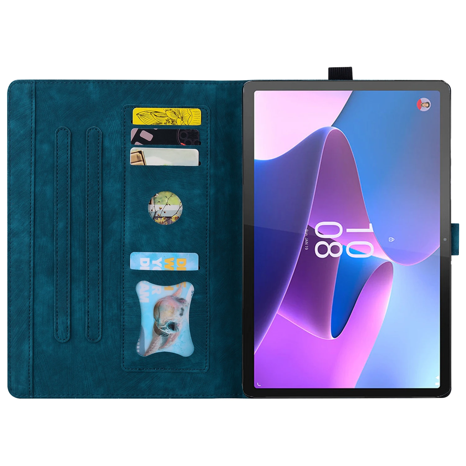 Wallet Card Slot Cover For Lenovo Tab P11 Pro Gen 2 11.2