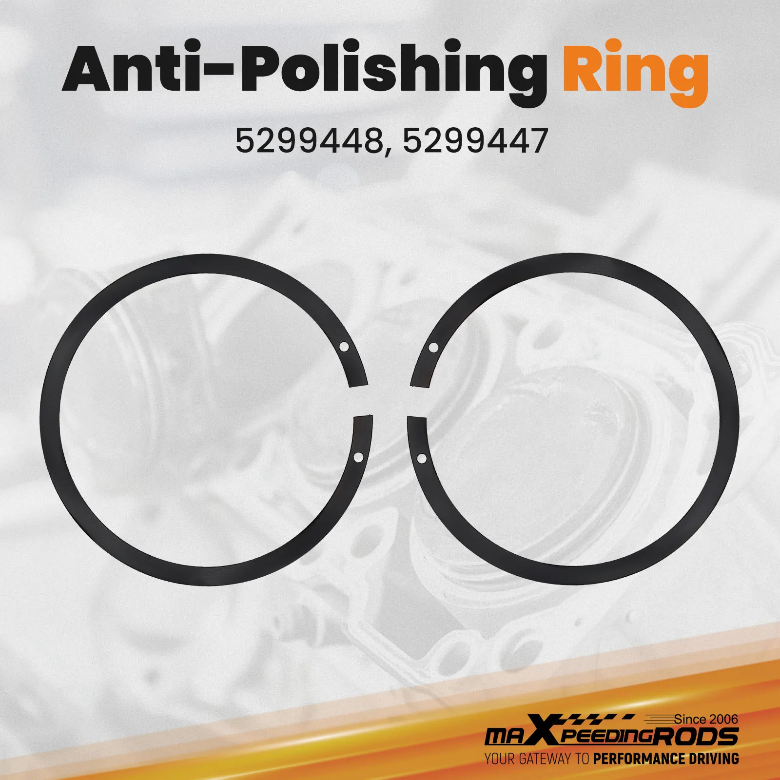 

Piston Ring Compressor Adapter Ring Kit for Cummins ISX CAT 3400 C15 5.4" Bore