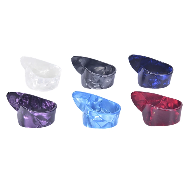1 Pc Thumb Finger Guitar Pick Acoustic Electric Celluloid Mediator Thumbpicks