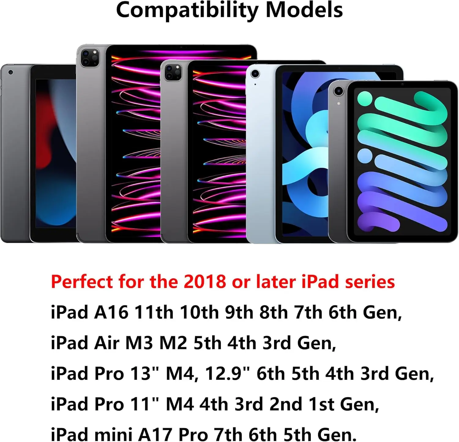 قلم ستايلس لجهاز iPad A16 11th 10th 9th 8th 7th 6th Generation، iPad Pro 12.9 11 13 بوصة M4، iPad Air M3 M2 5th 4th 3rd Gen #3