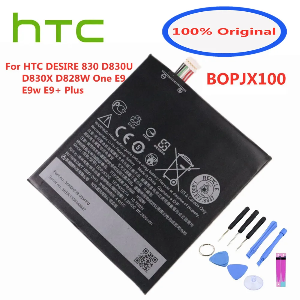 

New High Quality BOPJX100 2800mAh Battery For HTC Desire 830 D830U D830X D828W One E9 E9w E9+ Plus SmartPhone Battery Batteries