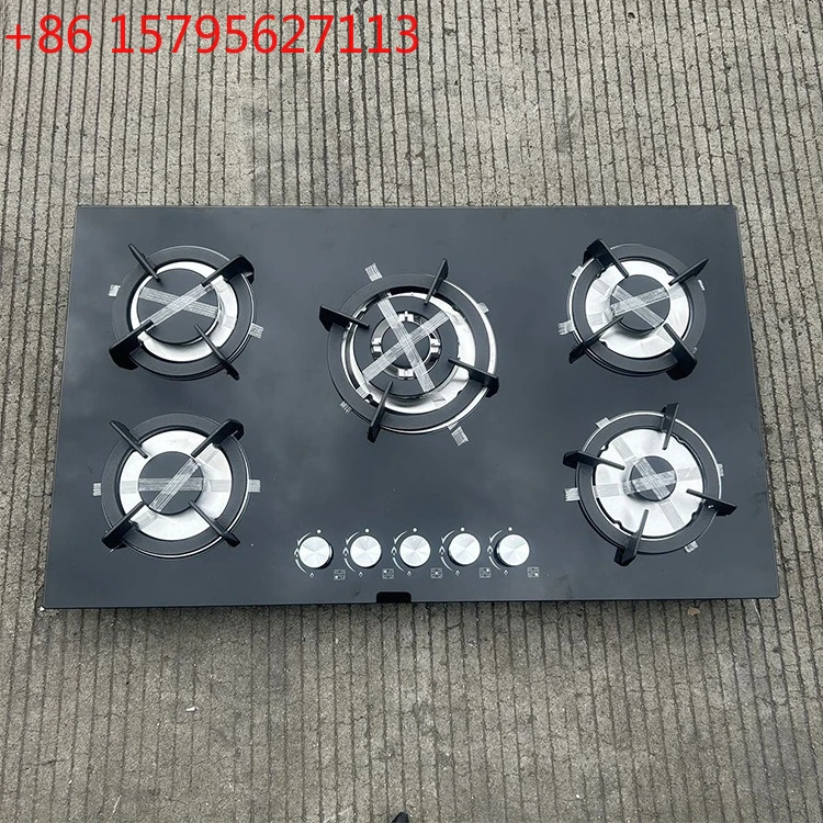 5 gas recessed stove, kitchen household stove