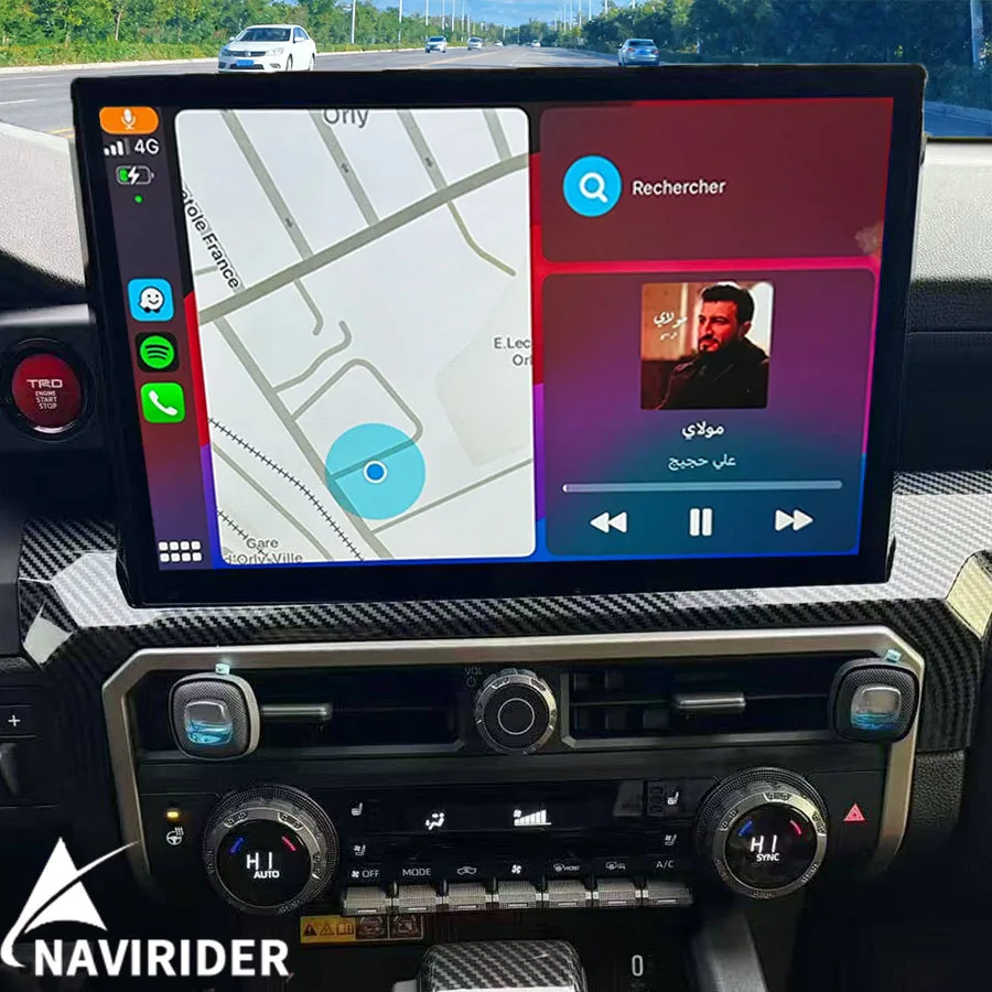 

12,3-дюймовый мультимедийный плеер Android для Toyota Tacoma 2024, чтобы подарить автомобильный радиоприемник Carplay Navi, GPS, стерео, 4G, Wi-Fi, Bluetooth, головное устройство
