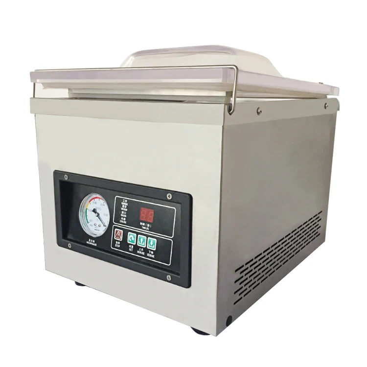 DZ-260 Automatic Desktop Vacuum Sealer Mini Vacuum Packaging Machine for Food Rice Meat Fish
