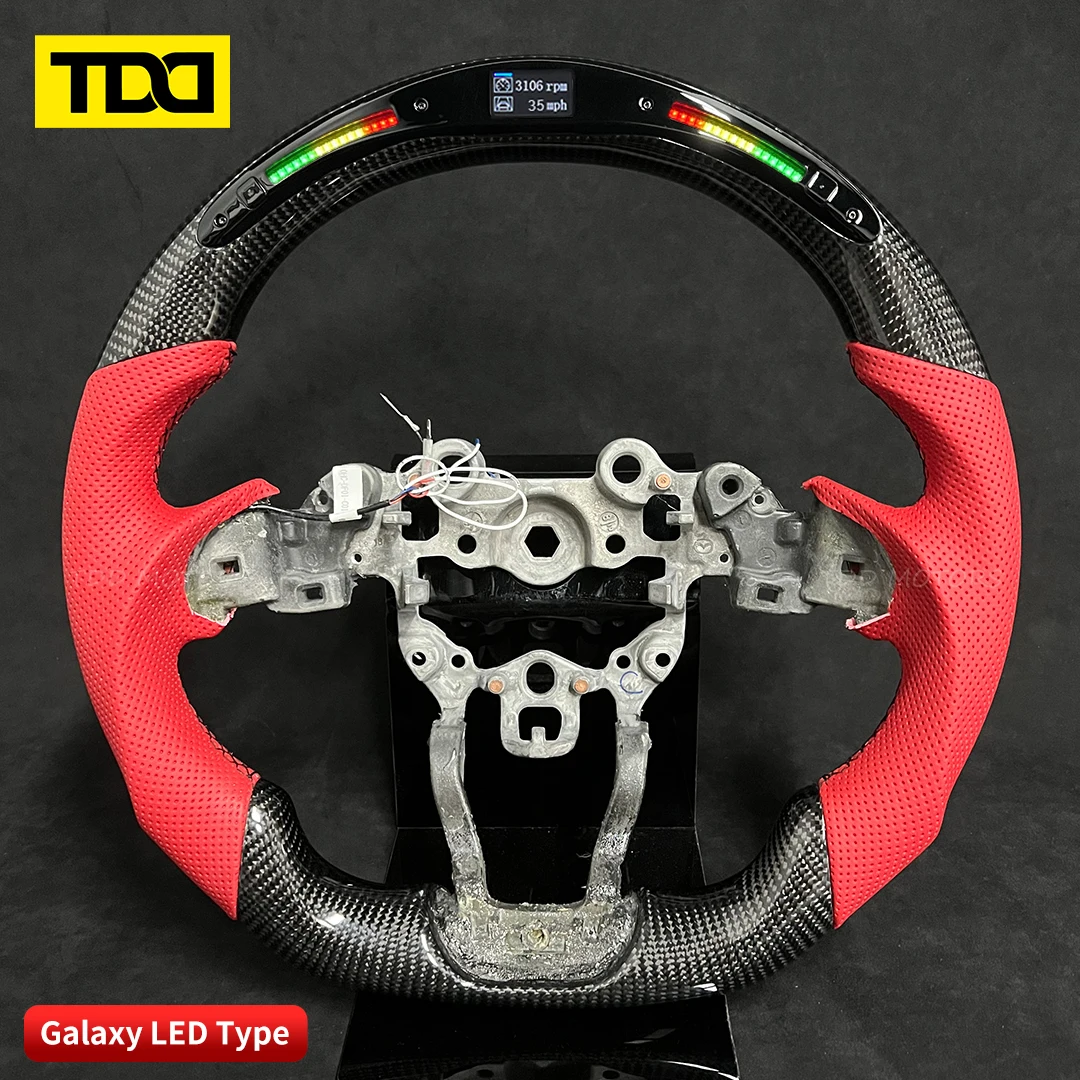 

TDD Carbon Fiber Customized Smart Galaxy Pro LED Steering Wheel For Mazda RX5