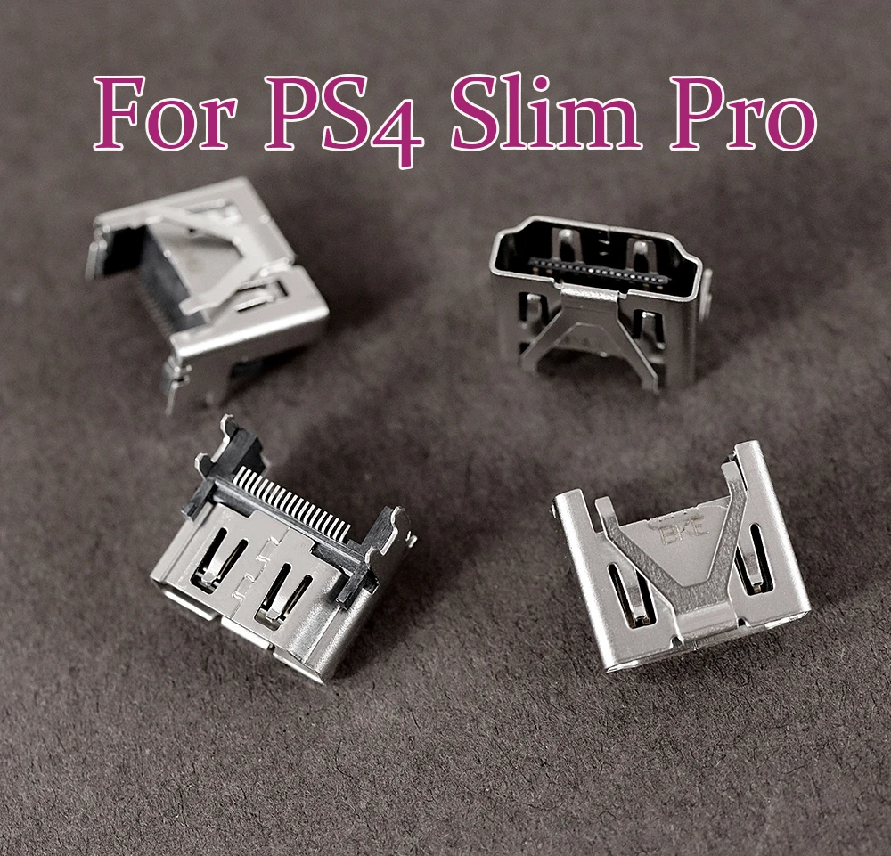 50pcs Original New For PlayStation 4 Slim Pro Display HDMI-compatible Socket Jack Port Connector For PS4 Slim Pro