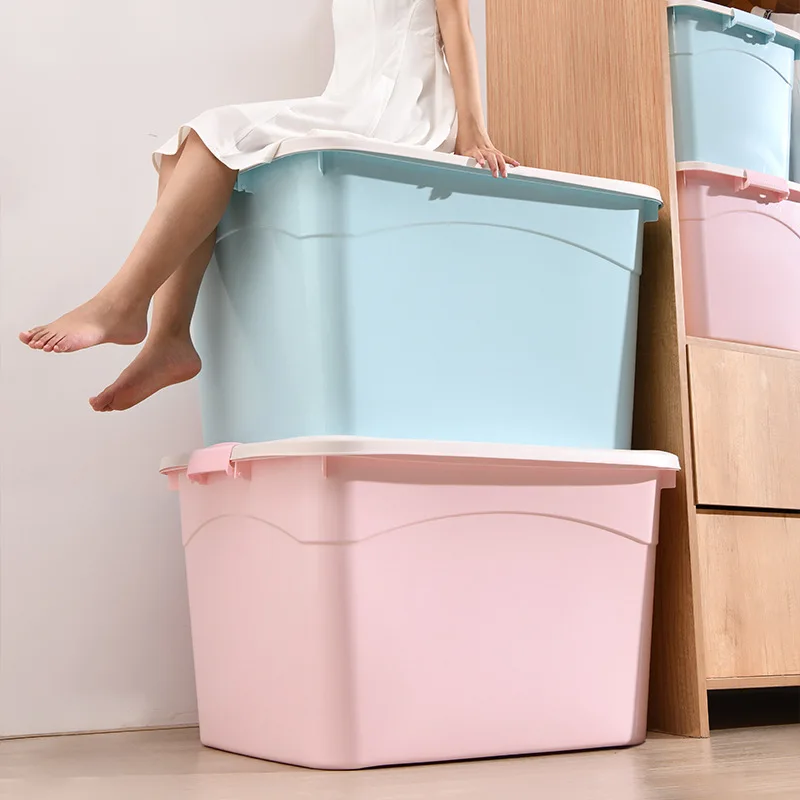 Extra Large Plastic Storage Box Clothes Storage Box Household Storage Box Large Capacity Extra Large Box Storage Box