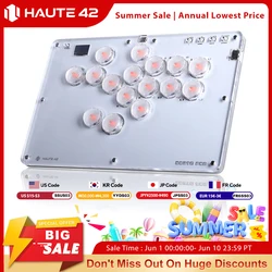 Haute42 Joystick Hitbox Tastiera Arcade Stick Controller per PS4/PS5/Switch Arcade Hitbox Controller senza leva Fight Sticks PC