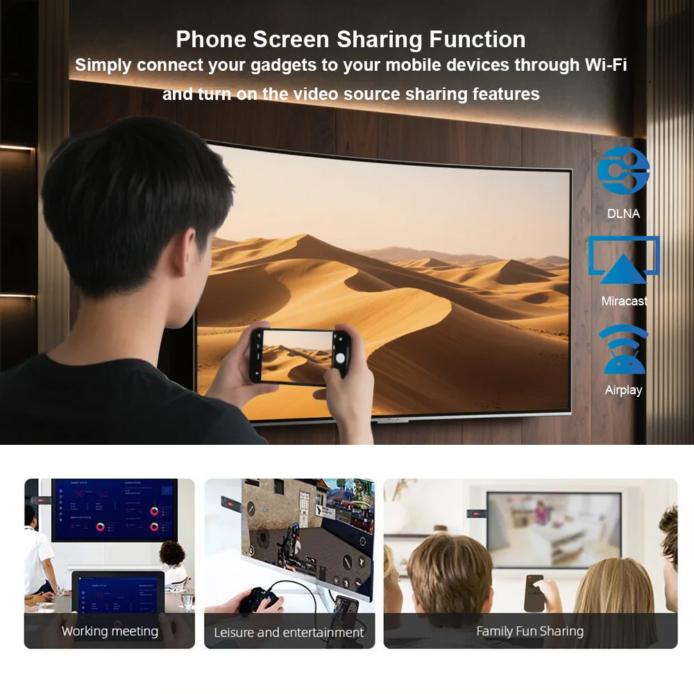 I96King Android 14 صندوق التلفزيون الذكي 2.4G & 5G Dual WIFI 2G16G Allwinner H313 رباعي النواة Cortex A53 مشغل الوسائط DC 5V/2A 8K فك التشفير