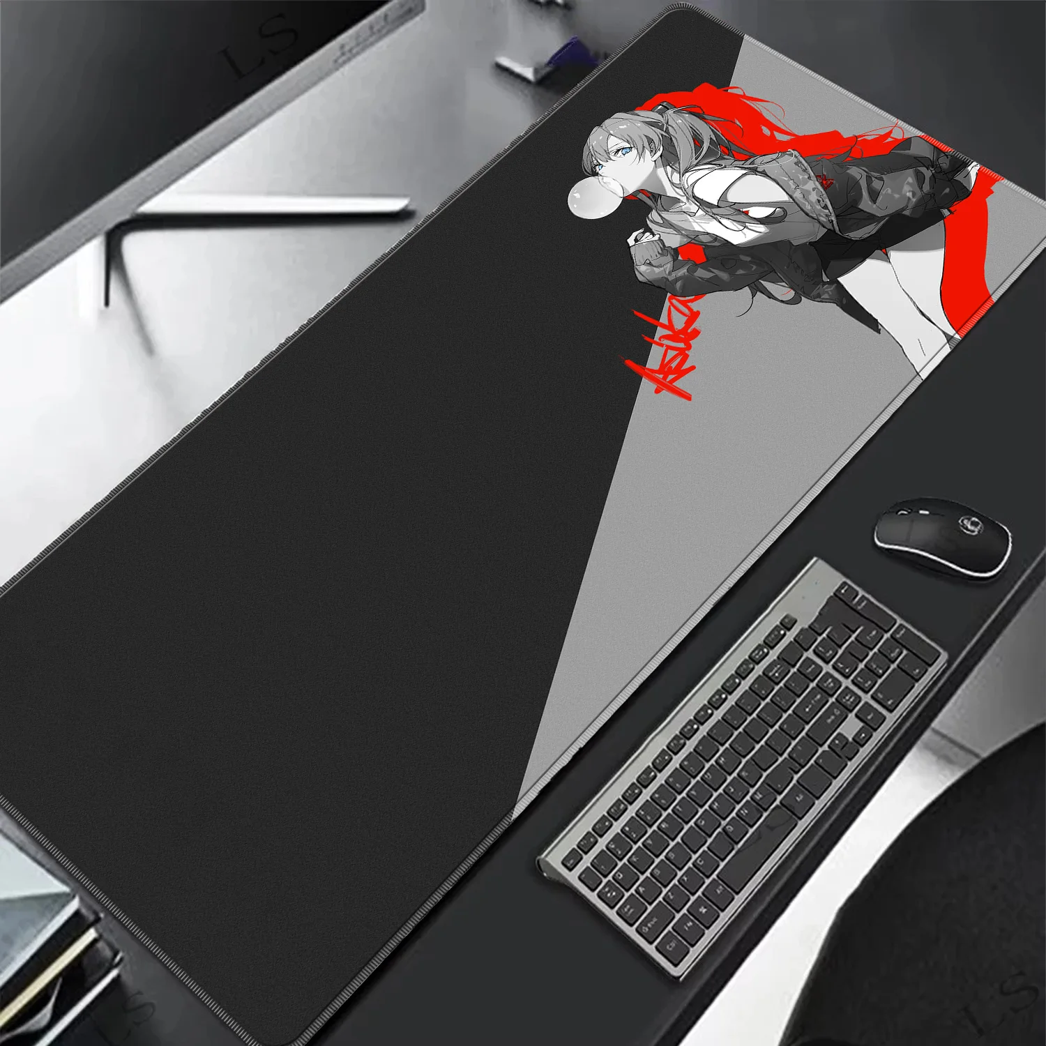Evangelion Mauspad HD Großes Gaming-Mauspad Anime EVA Erweiterte Schreibtischunterlage Computer-Tastaturunterlage für Büro Laptop Otaku Geschenk – Detail 6