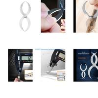 367D OD Feeler Gauge Caliper Stainless Steel Wooden Tenon Gauge Ruler with Scale