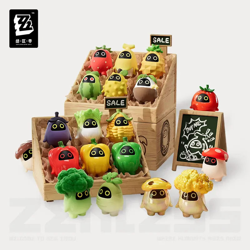 

miHoYo Official Game Zenless Zone Zero Bangboo Series Vegetable Fruit Mini Doll Cartoon Anime Model Ornament Cosplay Xmas Gifts