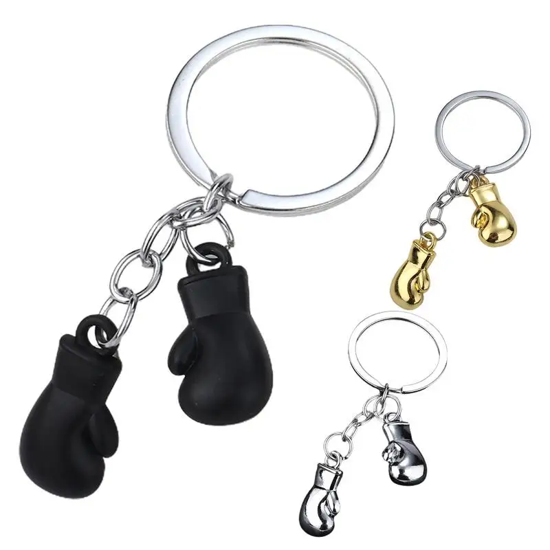 Punching Mitten Keychain Boxing Mitten 3D Key Chains Portable Keyring Party Favors Decorative Keychain For School Bag