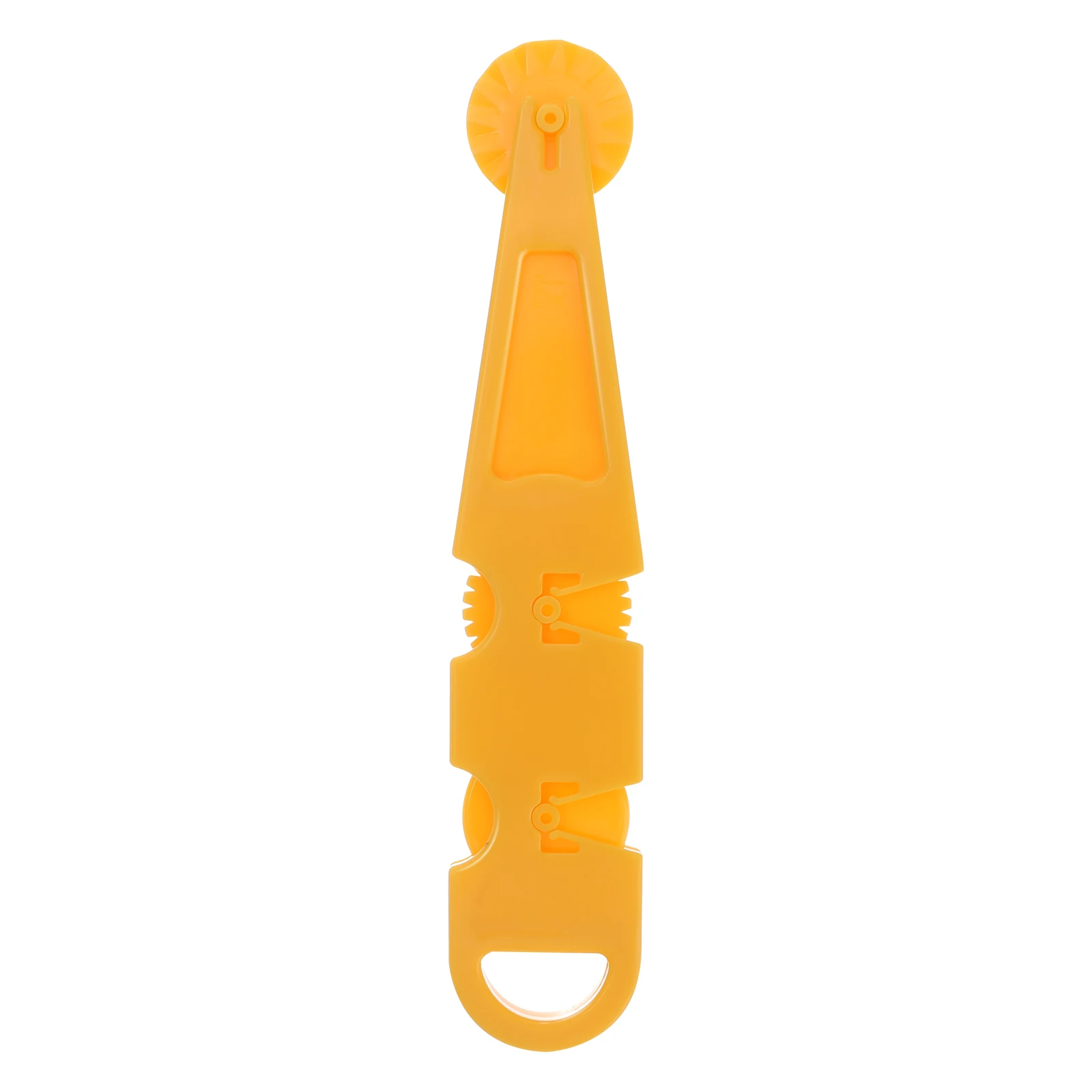

Fondant Press Edge Embossed Rolling Pin Gum Paste Wheel Yellow Decorating Tool