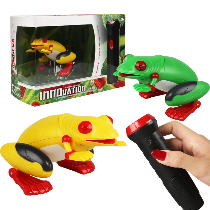 RC Animals Toys RC-Frog Lizard Pet Intelligent Toy Infrared Remote Control Electronic Model Reptile Animals Robot For Kids Gifts