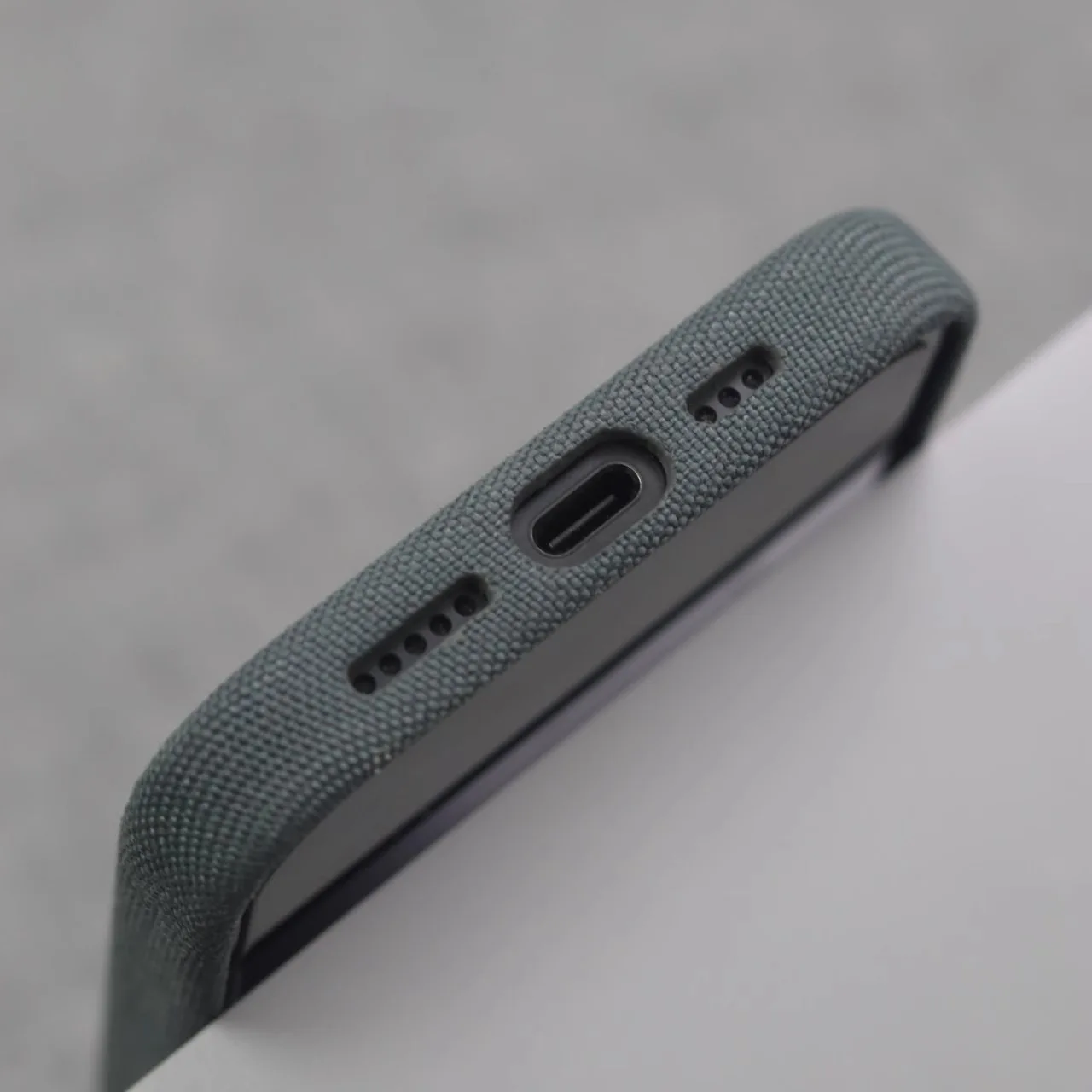 Nylonowe etui na telefon z tkaniny zgodne z MagSafe do iPhone 13 14 15 16 Pro Max Plus, luksusowa tekstura plecionki, wojskowa ochrona przed wstrząsami, magnetyczne etui. — zdjęcie produktu 6